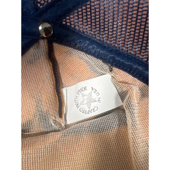 Vintage I Love NASCAR Racing Scrambled Eggs Patch Snapback Trucker Hat X3 - Picture 4 of 4